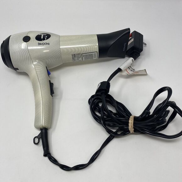 T3 Other - T3 Bespoke Tourmaline White Black Featherweight Hair Dryer‎